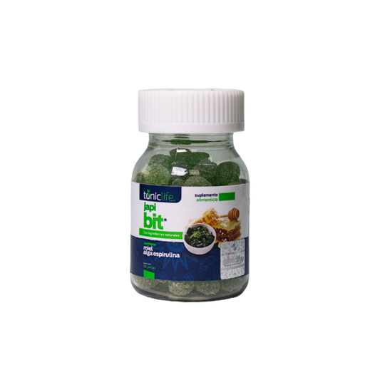 Japi Bit 90 Perlas Miel y Alga Espirulina