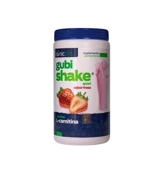 Proteína Gubi Shake Sport L-carnitina Sabor Fresa